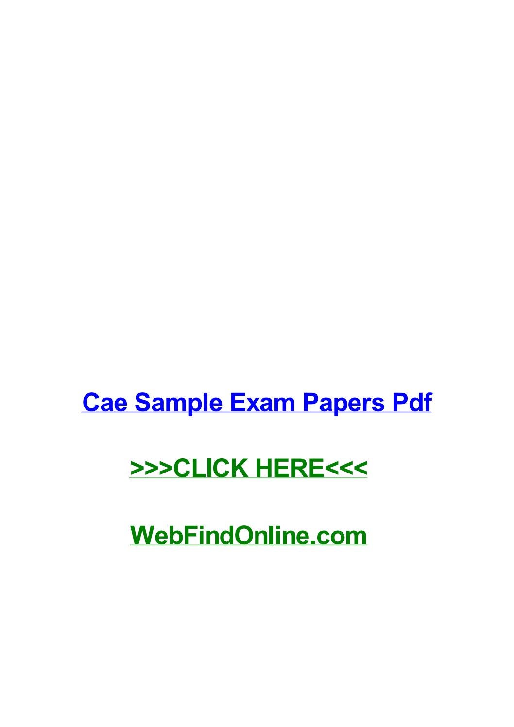 Training CAE Pdf - ISQI Latest CAE Practice Questions