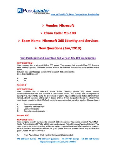 2024 Latest MS-100 Demo - Valid MS-100 Test Labs, Valid Exam Microsoft 365 Identity and Services Vce Free