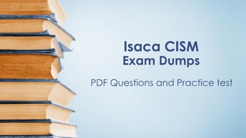 ISACA Latest CISM Exam Online - New CISM Test Syllabus