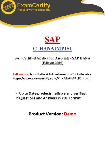 C-HANAIMP-18 Pass Test Guide & Reliable C-HANAIMP-18 Test Camp - C-HANAIMP-18 Test Collection Pdf