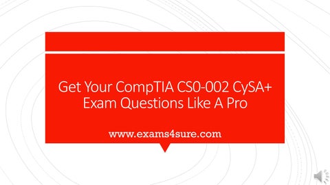 CS0-002 VCE Exam Simulator - CS0-002 Test Cram Pdf, CS0-002 Valid Exam Pass4sure