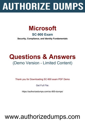 Exam Questions SC-900 Vce | SC-900 Free Exam Dumps & Exam Sample SC-900 Questions