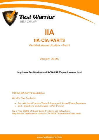 IIA-CIA-Part2 Download Pdf | Training IIA-CIA-Part2 Solutions & Latest IIA-CIA-Part2 Test Notes