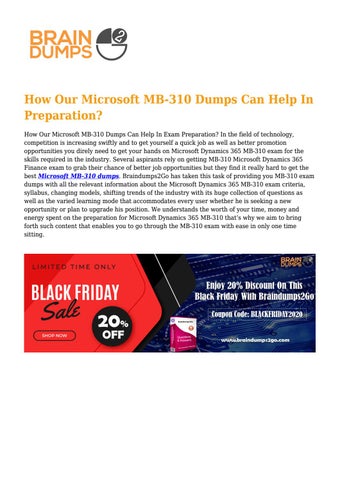 Microsoft MB-310 Latest Test Dumps & Exam MB-310 Topics