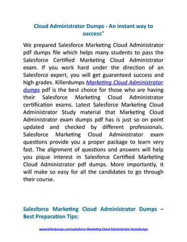 Questions Marketing-Cloud-Administrator Exam, Marketing-Cloud-Administrator Latest Exam Cram | Marketing-Cloud-Administrator Exam Discount Voucher