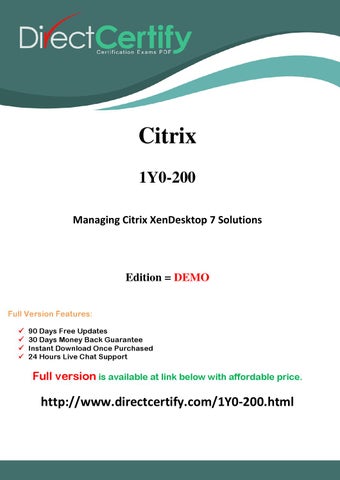 Latest Braindumps 1Y0-204 Book - Citrix Reliable 1Y0-204 Dumps Pdf