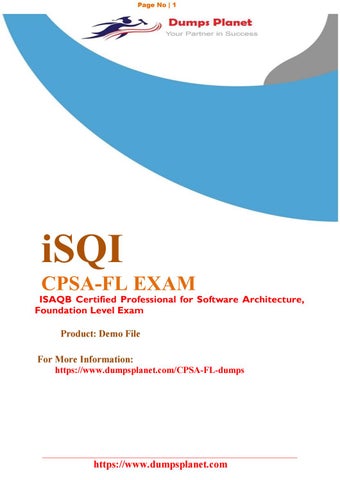 Exam CPSA-FL Passing Score & ISQI Test CPSA-FL Online