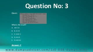 Exam 1z0-808 Overviews - Oracle Exam 1z0-808 Questions Fee