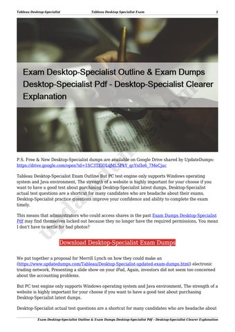 Valid Desktop-Specialist Exam Review | New Desktop-Specialist Test Question & Tableau Desktop Specialist Exam Valid Test Forum