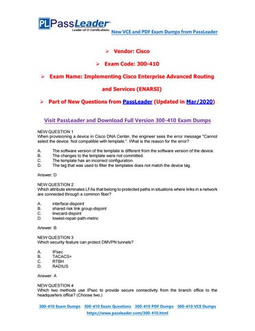 300-410 Pass Guide, New 300-410 Study Plan | Testking 300-410 Learning Materials