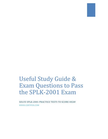 2024 SPLK-1002 Official Practice Test, SPLK-1002 New Cram Materials