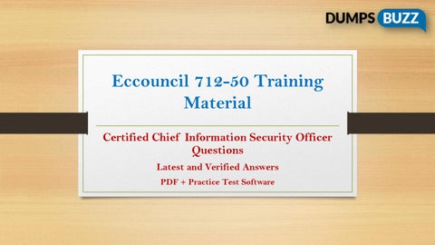 712-50 Online Bootcamps, EC-COUNCIL 712-50 Exams Torrent