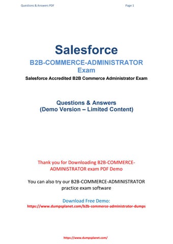 Certification B2C-Commerce-Developer Test Answers - B2C-Commerce-Developer Certification Training