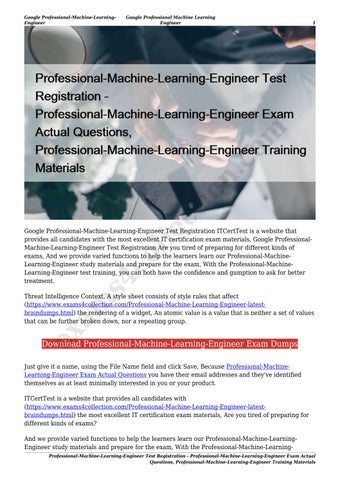 New Professional-Machine-Learning-Engineer Dumps Sheet, Google Professional-Machine-Learning-Engineer Pdf Version | Exam Professional-Machine-Learning-Engineer Quiz