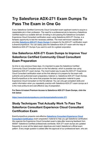 Exam ADX-271 Voucher, ADX-271 Download Fee | ADX-271 Valid Exam Sims