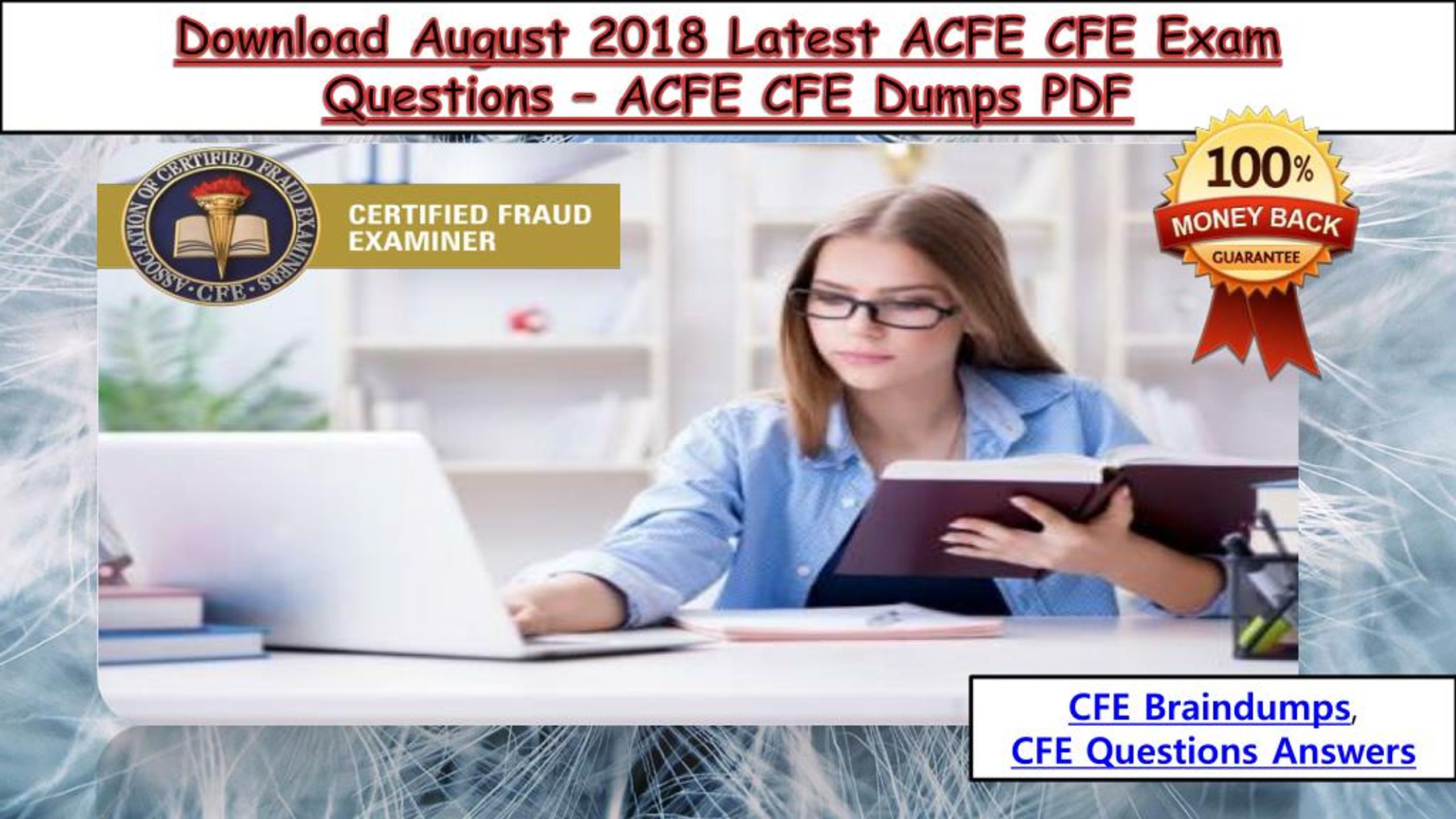 CFE Hottest Certification | ACFE CFE Book Pdf