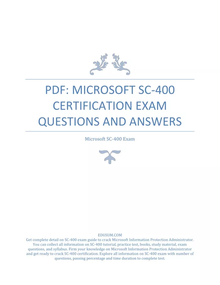 Exam SC-400 Score - SC-400 Valid Exam Voucher, Reliable SC-400 Braindumps Sheet