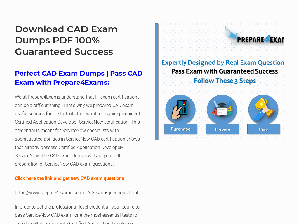 Exam CAD PDF - Exam CAD Tutorials, Exam Certified Application Developer-ServiceNow Demo