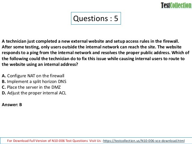 Hot N10-008 Spot Questions | N10-008 Guaranteed Questions Answers