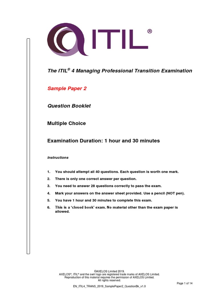 ITIL-4-Transition Exam Success, ITIL ITIL-4-Transition Latest Test Bootcamp