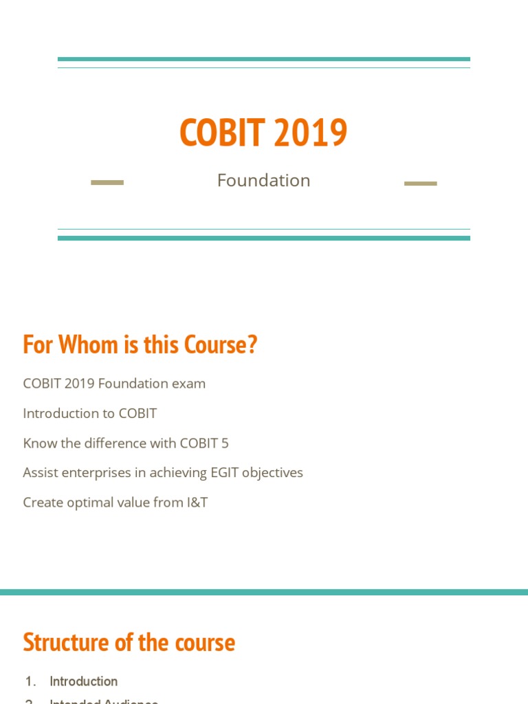 COBIT-2019 Exam Objectives | Online COBIT-2019 Training & COBIT 2019 Foundation Updated Demo