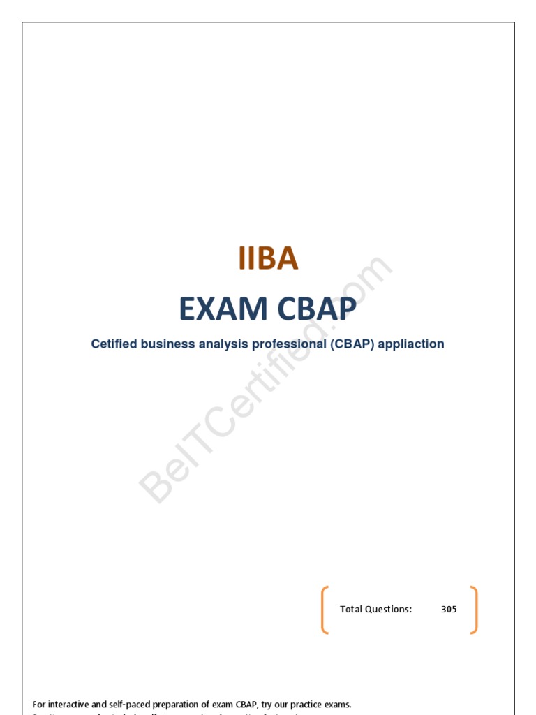 ECBA Valid Test Papers | IIBA ECBA Latest Dumps Ppt