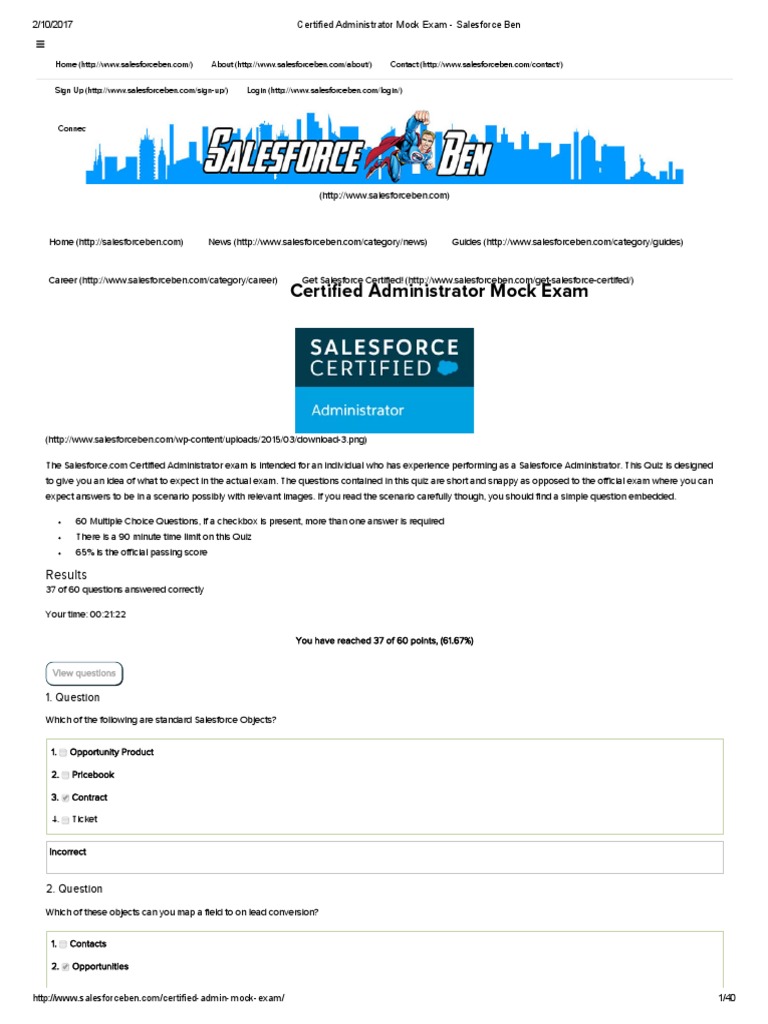 Salesforce-Associate Exam Introduction - Salesforce Salesforce-Associate Reliable Test Book