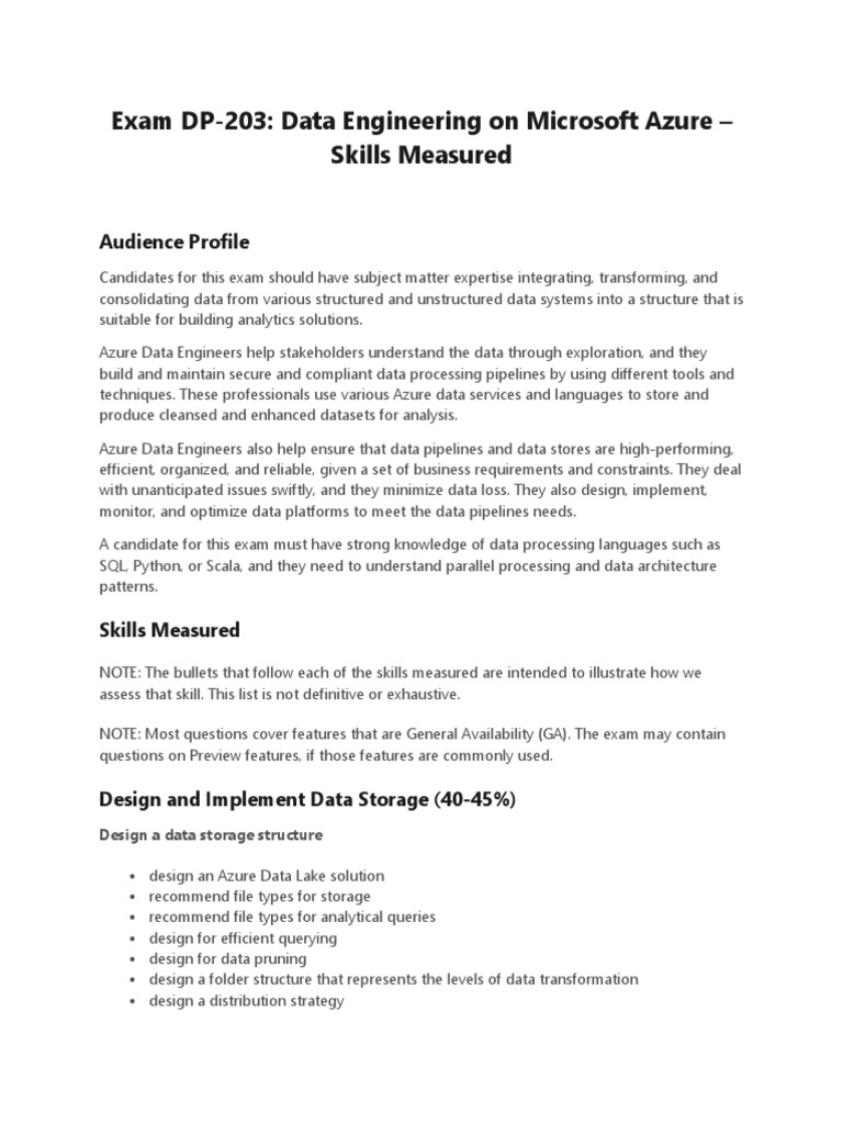 DP-203 Guaranteed Passing, Microsoft DP-203 Latest Test Vce