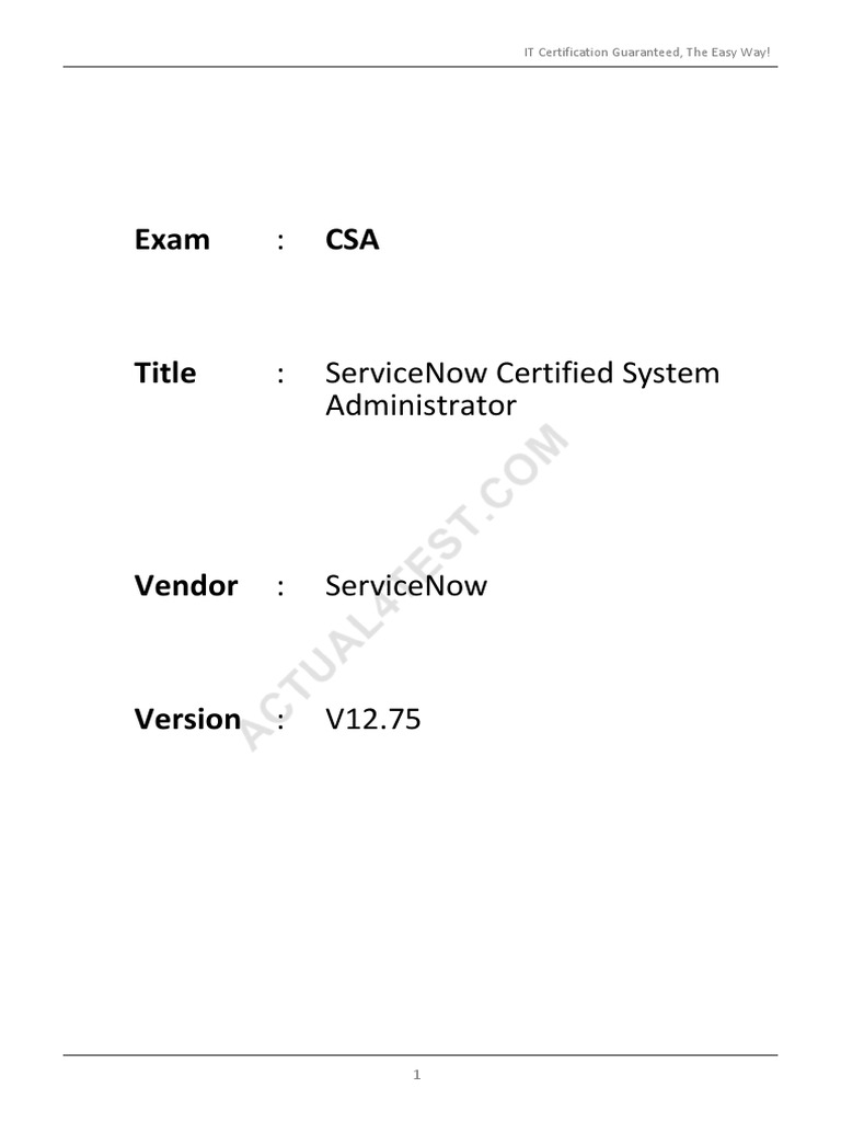 Sample CSA Questions Answers & CSA Questions - Flexible CSA Learning Mode