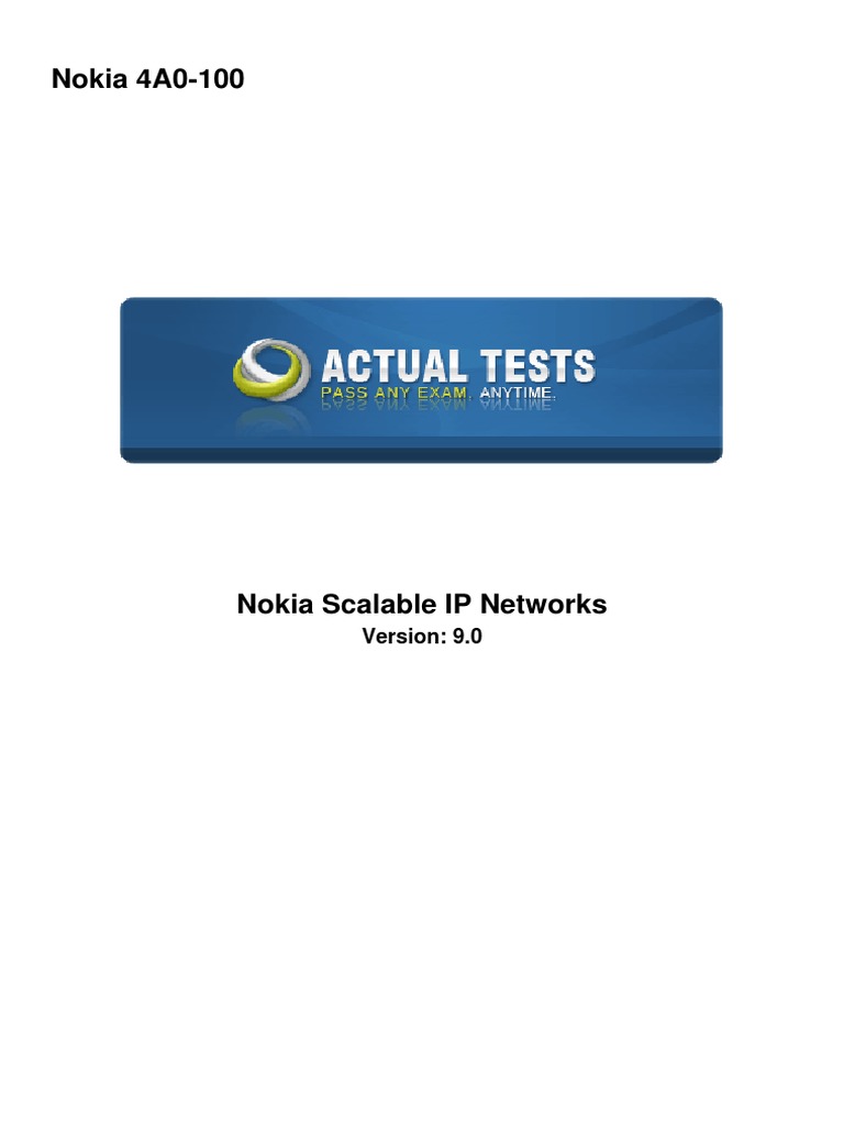 4A0-205 Valid Test Camp & Nokia New 4A0-205 Braindumps Files