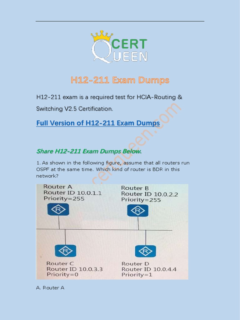 Huawei H12-811 Actual Dump, H12-811 Reliable Test Voucher