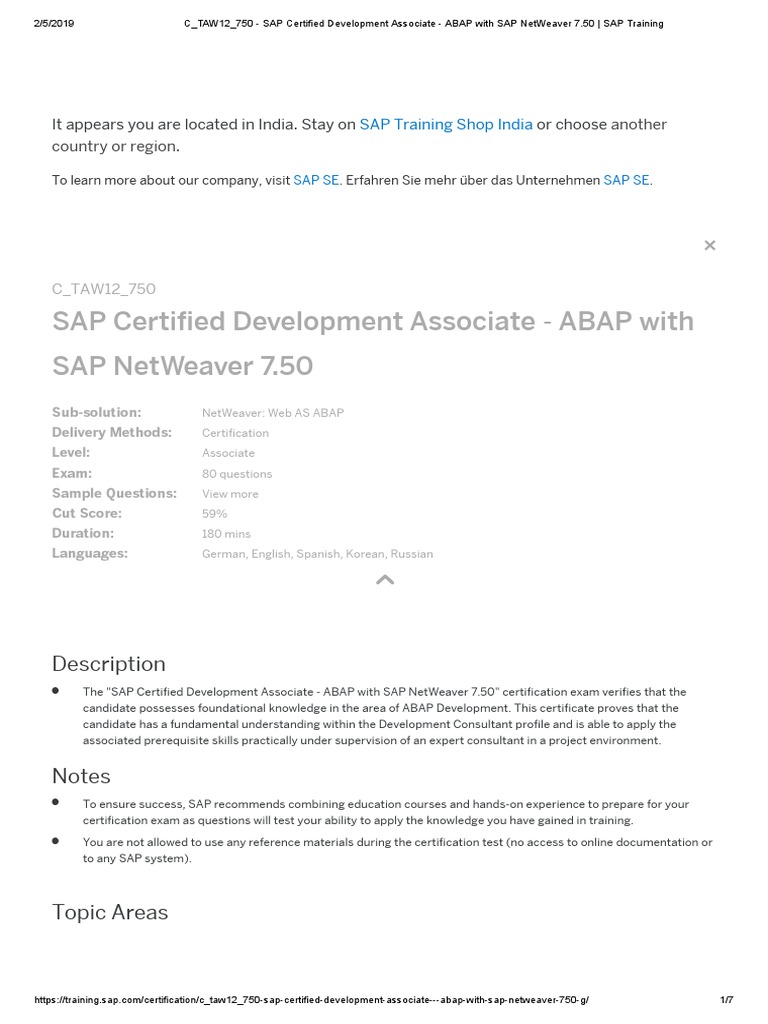 SAP Reliable C_TAW12_750 Dumps Ebook - Reliable C_TAW12_750 Test Cost