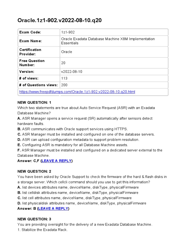 1Z0-902 Pdf Version - 1Z0-902 Free Dumps, 1Z0-902 Valid Test Guide