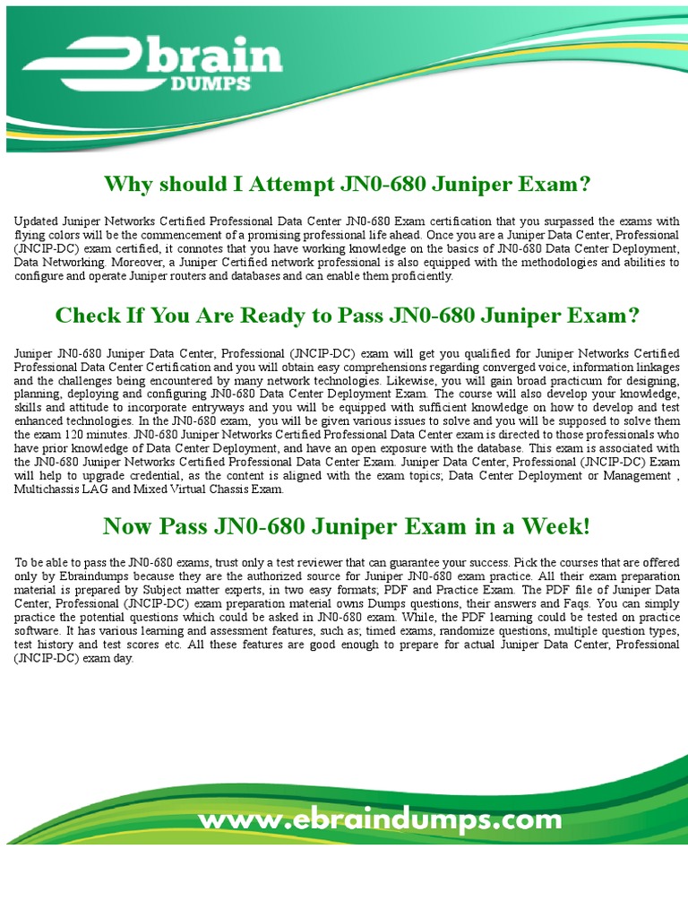 Juniper JN0-480 Exam Collection Pdf | Free JN0-480 Learning Cram