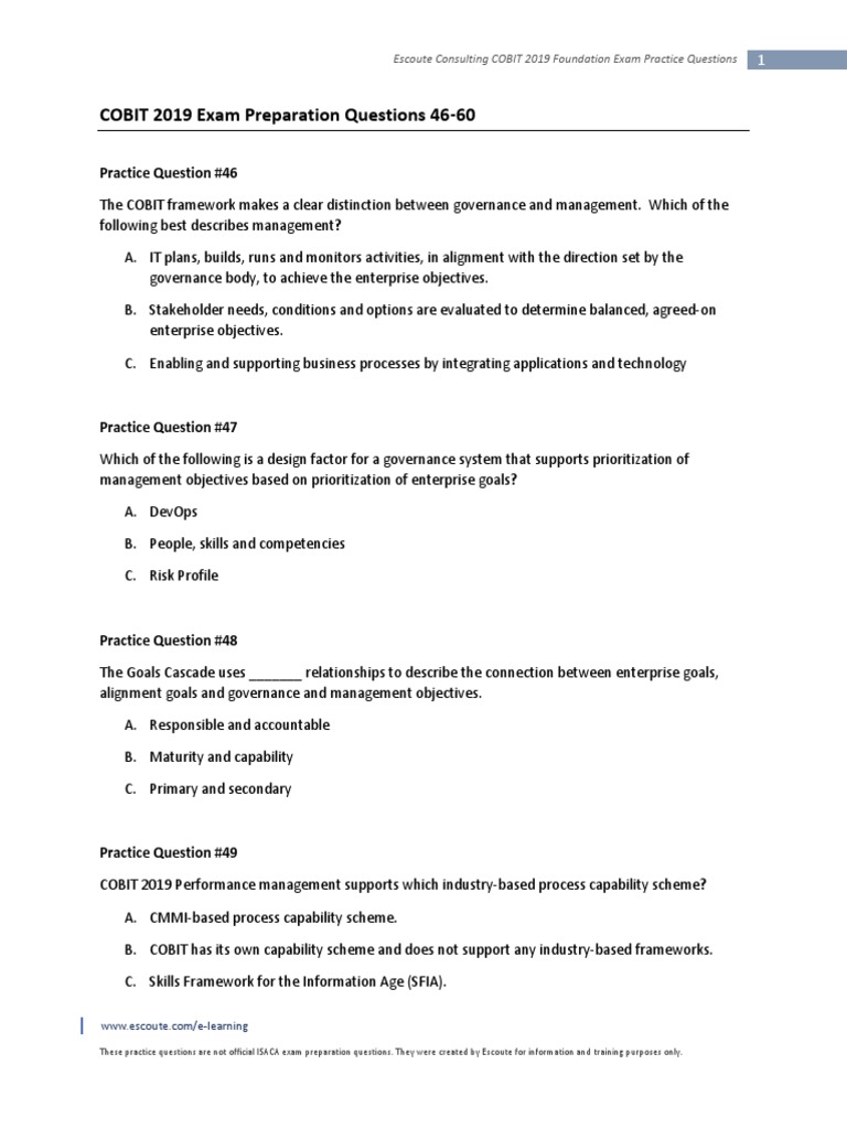 Latest COBIT-2019 Exam Bootcamp | COBIT-2019 Top Exam Dumps & Reliable COBIT-2019 Test Cost