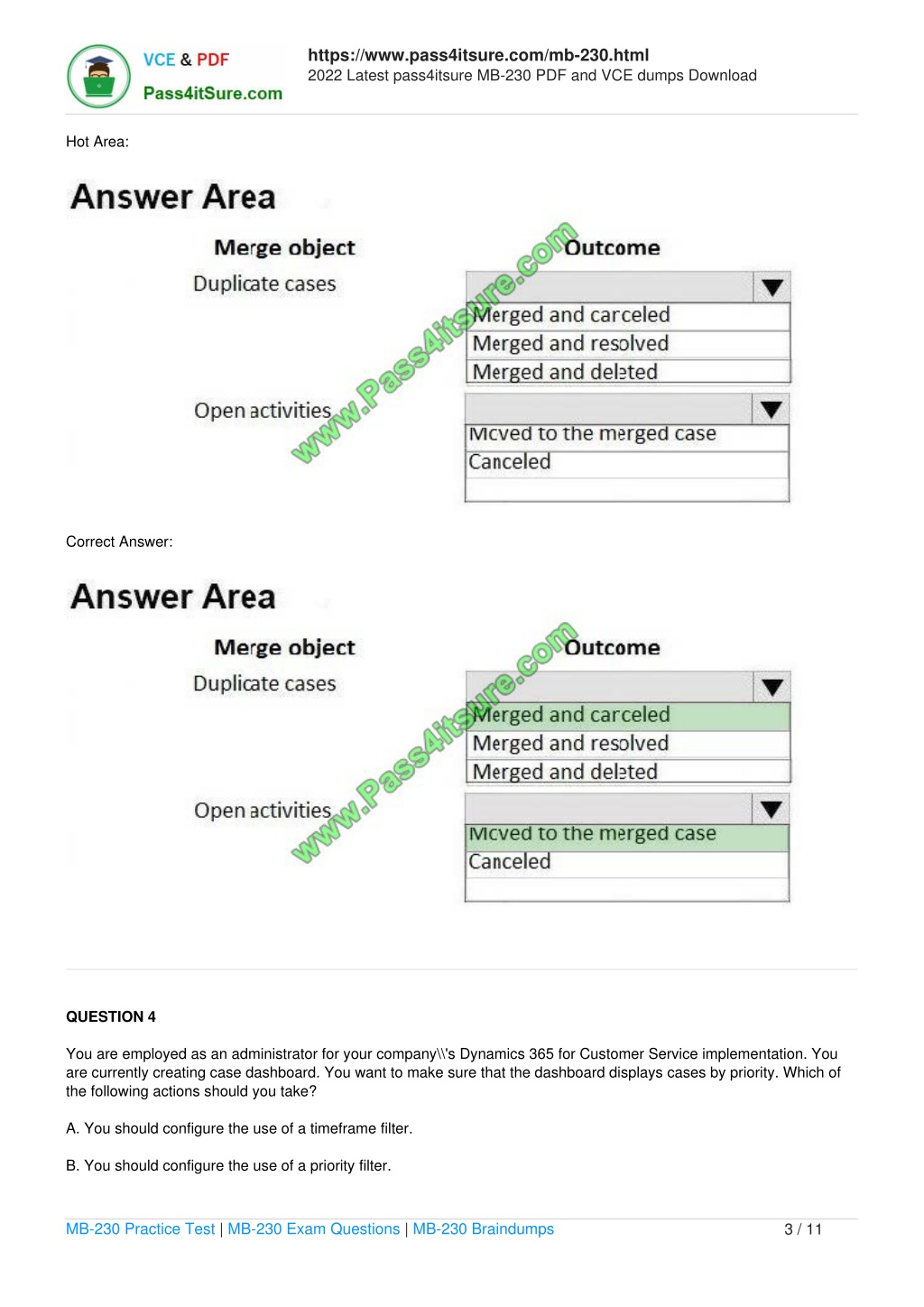 Microsoft MB-230 Test Engine Version & Real MB-230 Exam Questions