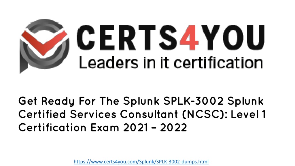 Splunk SPLK-3002 Actual Tests | SPLK-3002 Examcollection Questions Answers