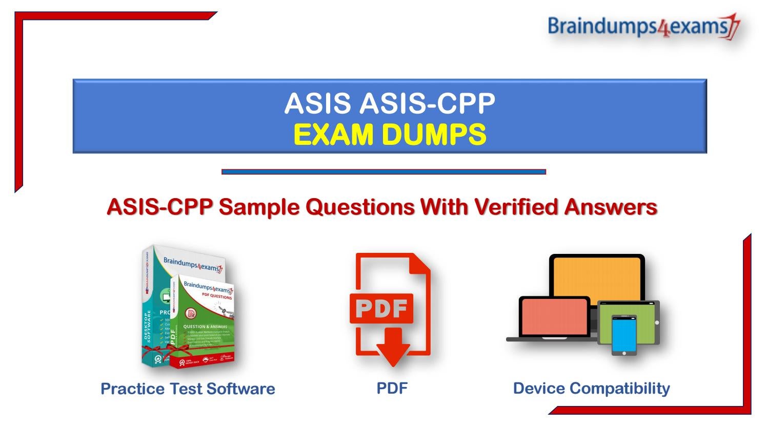 New ASIS-CPP Braindumps Sheet | ASIS ASIS-CPP Valid Exam Answers