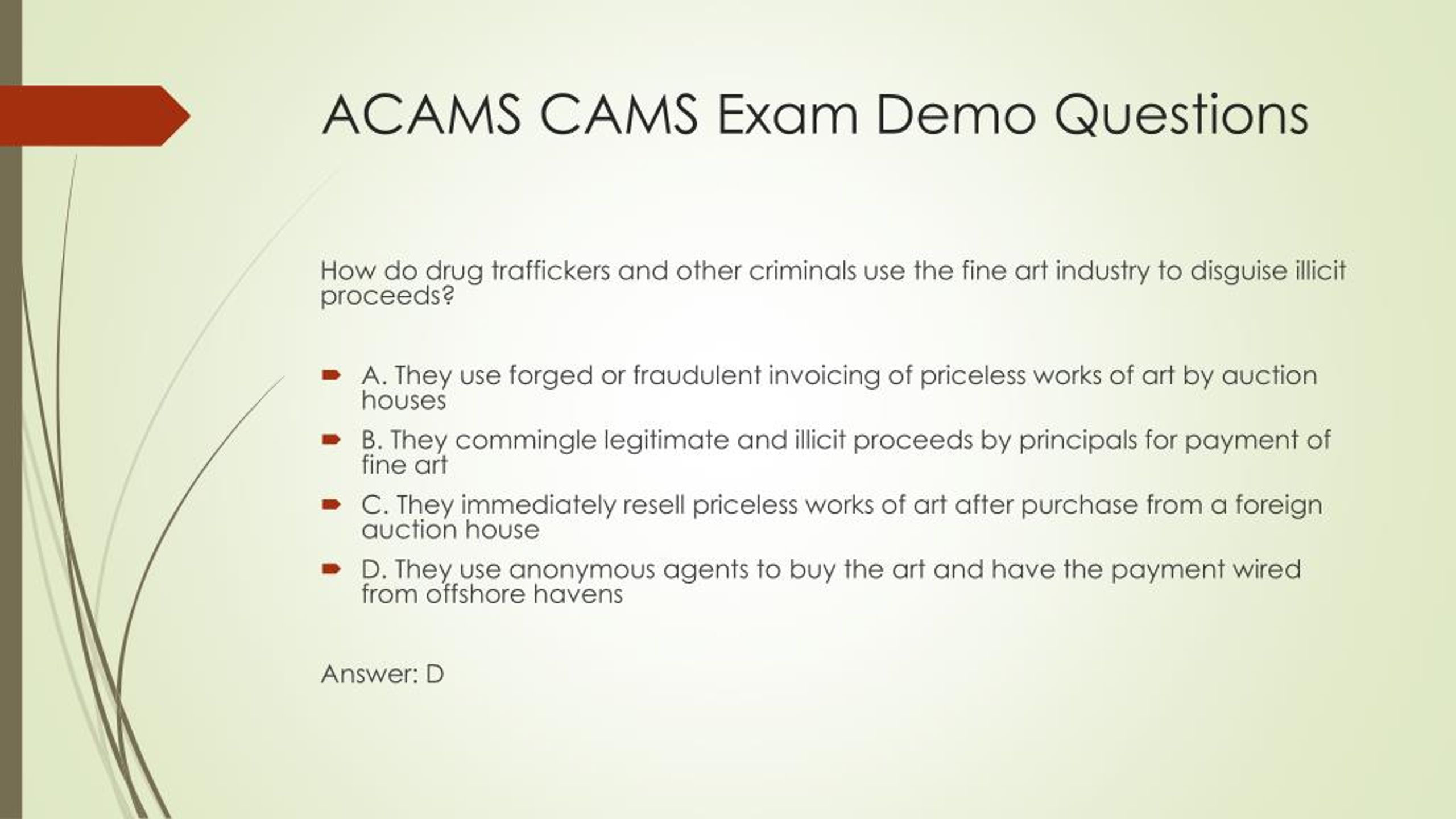 ACAMS Exam CAMS Format - New CAMS Test Tutorial