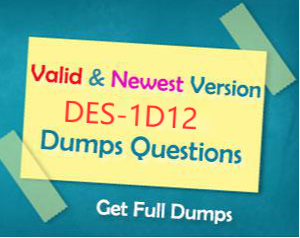 EMC DES-1D12 Test Vce Free & Dump DES-1D12 File - DES-1D12 Certification Cost