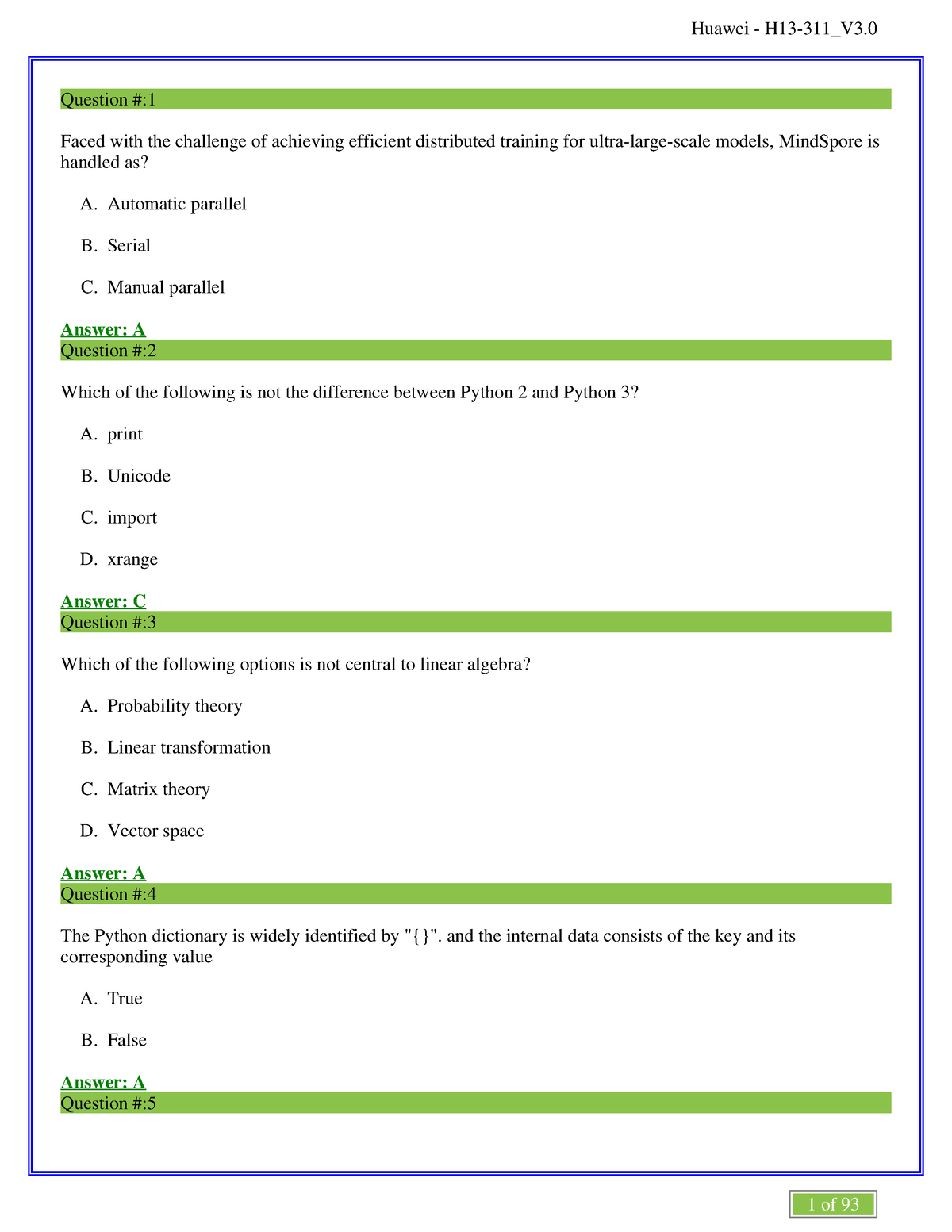 2024 Valid Dumps H13-311_V3.5 Sheet, H13-311_V3.5 Latest Braindumps Questions