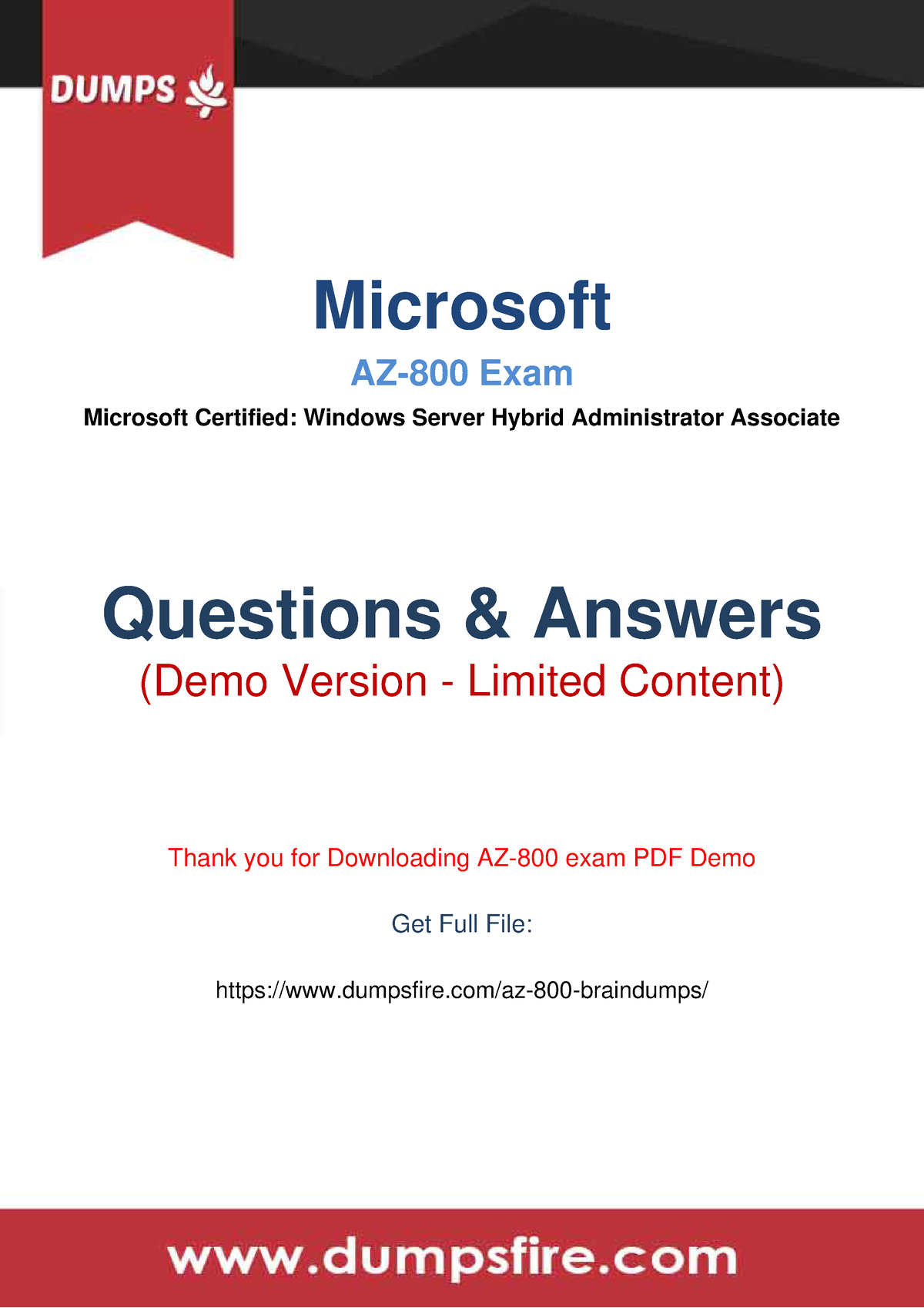 AZ-800 Certification Exam & AZ-800 Reliable Study Questions