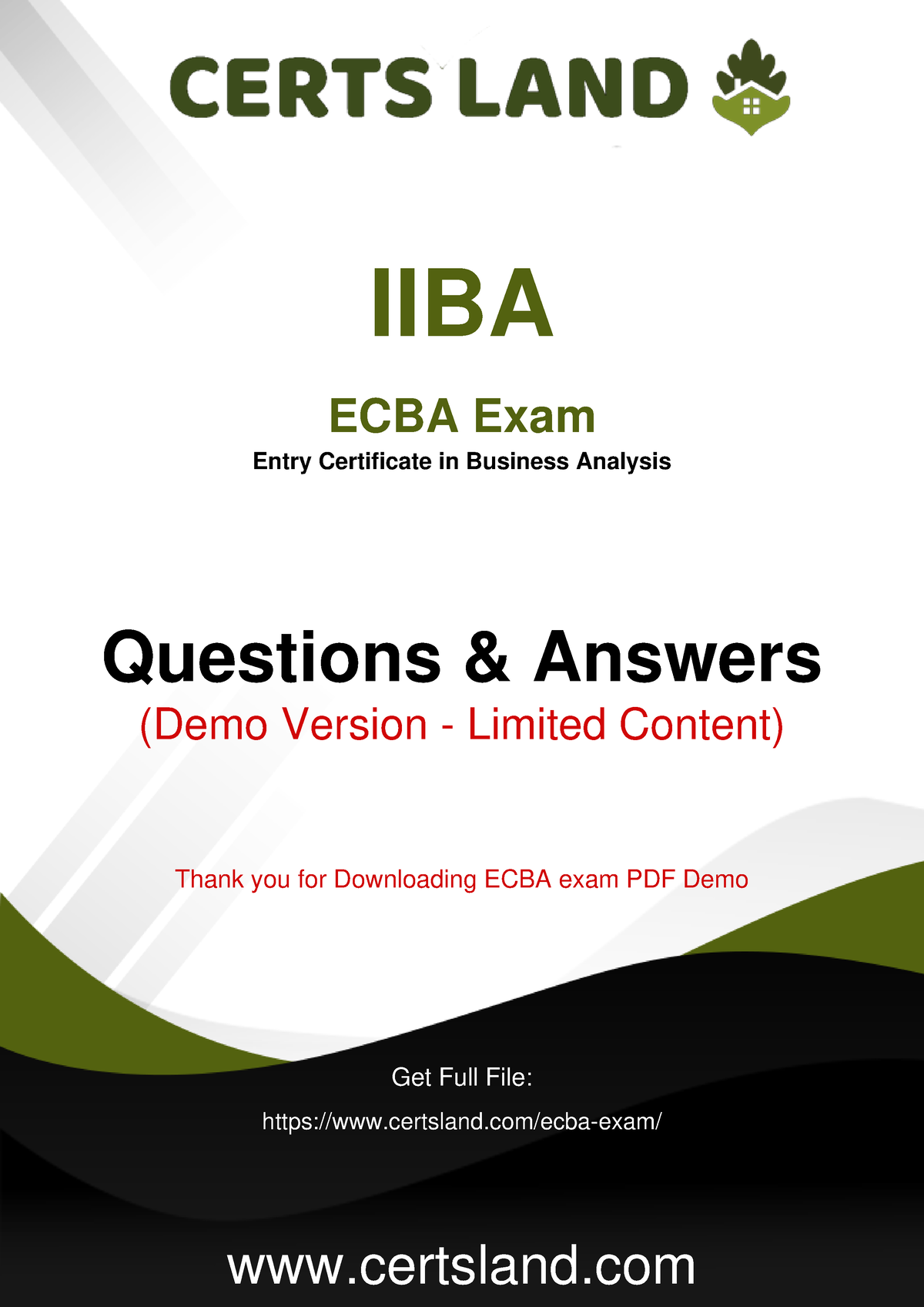 Exam ECBA Quizzes - IIBA Braindumps ECBA Downloads