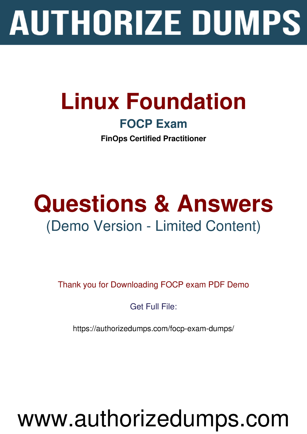 FOCP Online Version - FOCP Exam Dumps Pdf, FOCP Latest Test Experience