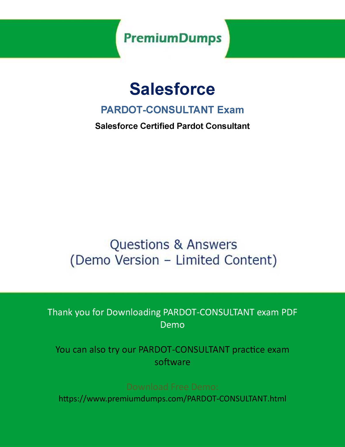 Salesforce Pardot-Consultant Test Simulator Online - Dumps Pardot-Consultant Discount