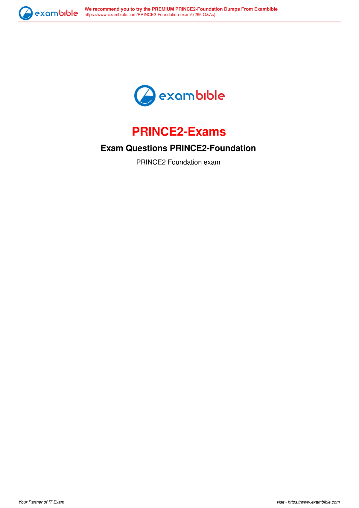 PRINCE2Foundation Sample Exam & PRINCE2 PRINCE2Foundation Test Discount - Valid PRINCE2Foundation Exam Prep