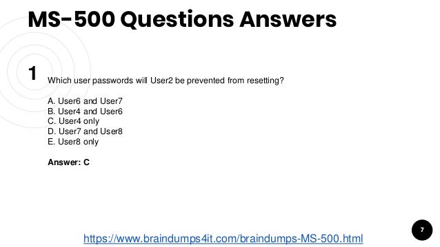 Test MS-500 Cram Review, Valid MS-500 Test Dumps | Latest MS-500 Demo