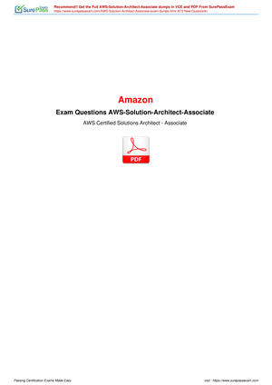 AWS-Solutions-Architect-Associate PDF Question | Free AWS-Solutions-Architect-Associate Practice & AWS-Solutions-Architect-Associate Learning Materials