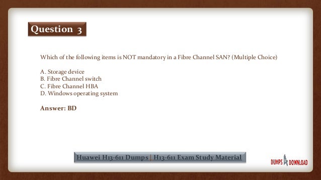 H13-611_V4.5 Latest Exam Question & H13-611_V4.5 Question Explanations