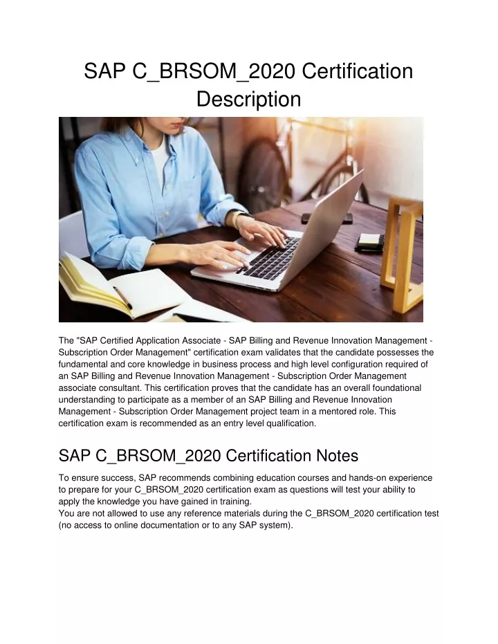 SAP C_BRSOM_2020 Vce Format - Exam C_BRSOM_2020 Success, C_BRSOM_2020 Latest Dumps Ebook